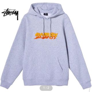 stussy 炎ロゴ　刺繍