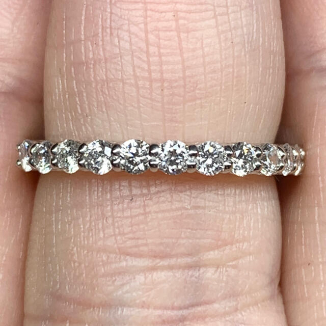 エタニティ　ダイヤモンド0.50カラット　ハート&キューピット　エタニティリング レディースのアクセサリー(リング(指輪))の商品写真