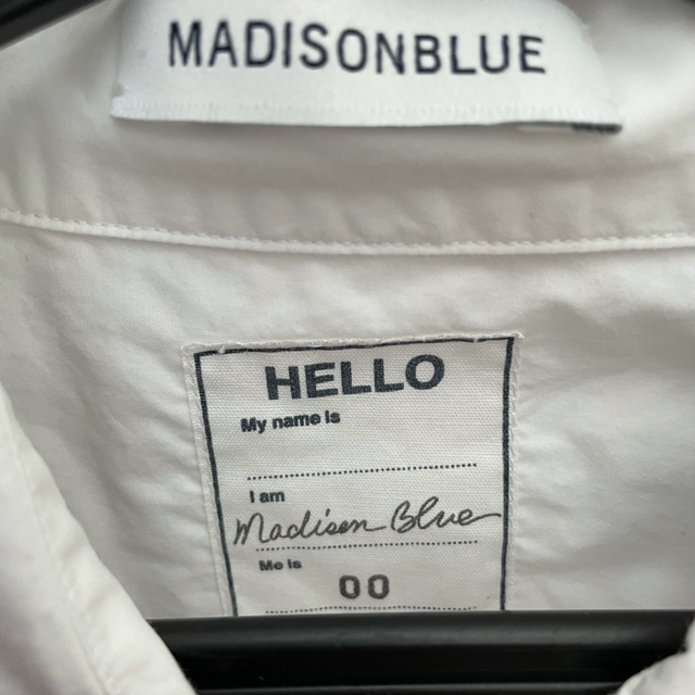 MADISONBLUE(マディソンブルー)のマディソンブルー  /J.BRADLEY  シャツ 白 ホワイト レディースのトップス(シャツ/ブラウス(半袖/袖なし))の商品写真