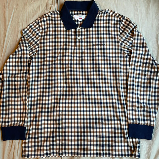 未使用 M Supreme aquascutum Club Check Polo