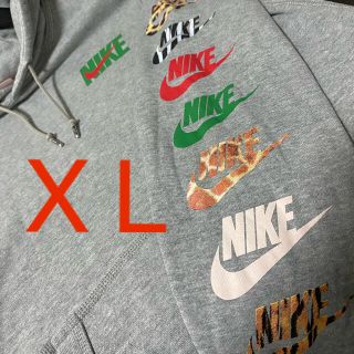 ナイキ(NIKE)のNIKE アトモス　アニマル　パーカー　XL   グレー(パーカー)