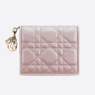 Dior 財布 2つ折り ピンク