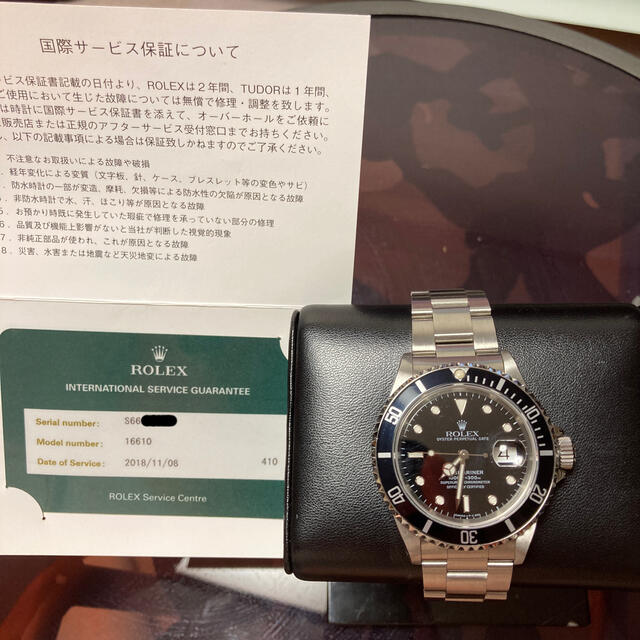 ROLEX(ロレックス)のma様　ロレックス　ROLEX サブマリーナ　16610  腕時計　メンズ メンズの時計(腕時計(アナログ))の商品写真