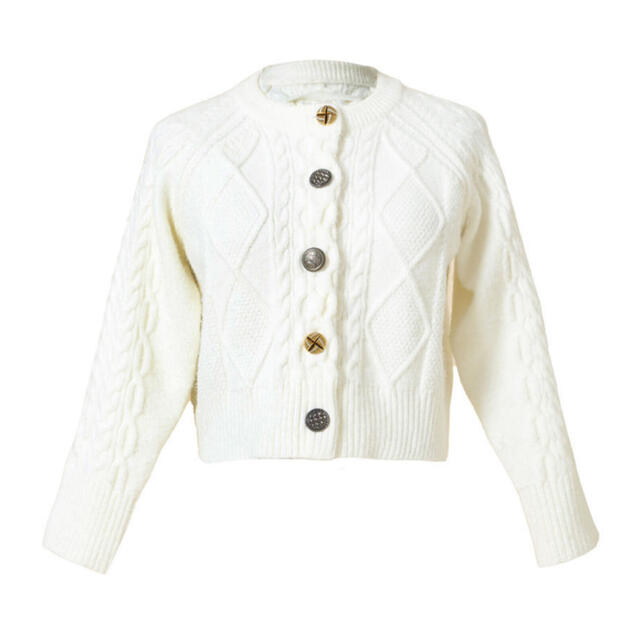 bibiy. cable knit cardigan