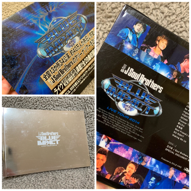 三代目 J Soul Brothers(サンダイメジェイソウルブラザーズ)のBLUE IMPACT LIVE DVD エンタメ/ホビーのタレントグッズ(ミュージシャン)の商品写真