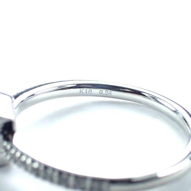 agete(アガット)のベルシオラ BELLESIORA K18WG ダイヤ 0.24ct リング レディースのアクセサリー(リング(指輪))の商品写真