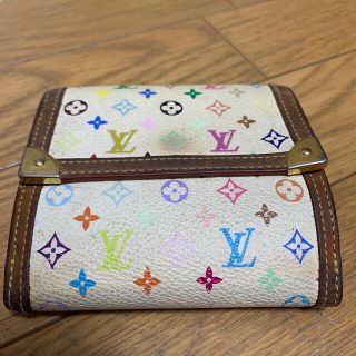 ルイヴィトン(LOUIS VUITTON)のルイヴィトン　ポルトモネ・ビエ・カルトクレディ モノグラムマルチカラー (財布)