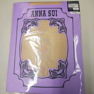 アナスイ(ANNA SUI)の新品　未使用　アナスイ　ANNASUI　ストッキング　ラメリボンフラワー柄(タイツ/ストッキング)