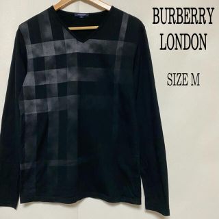 バーバリー(BURBERRY)のBURBERRY LONDON バーバリー Vネック ロングスリーブ Tシャツ(Tシャツ/カットソー(七分/長袖))