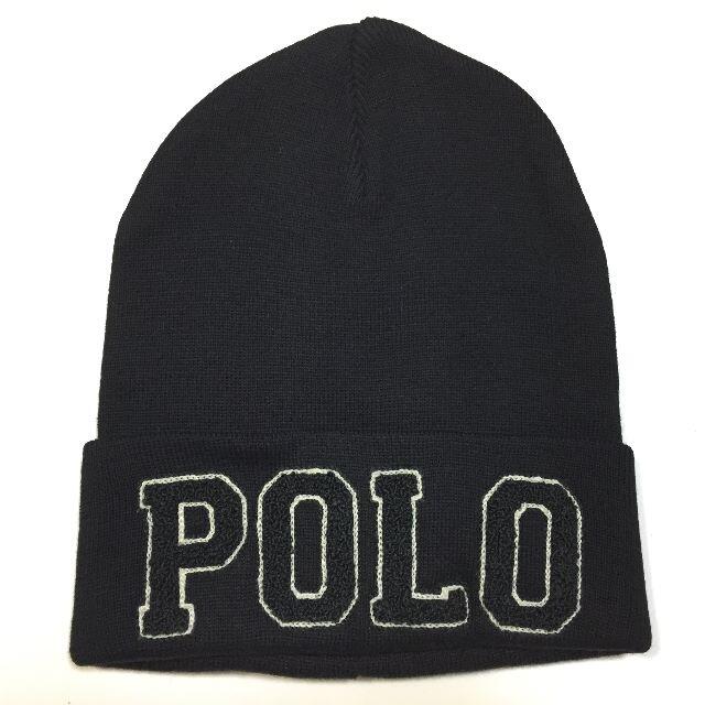 POLO RALPH LAUREN(ポロラルフローレン)の新品　正規　ポロ ラルフローレン　ビッグ ロゴ　ニットキャップ　ニット帽 メンズの帽子(ニット帽/ビーニー)の商品写真