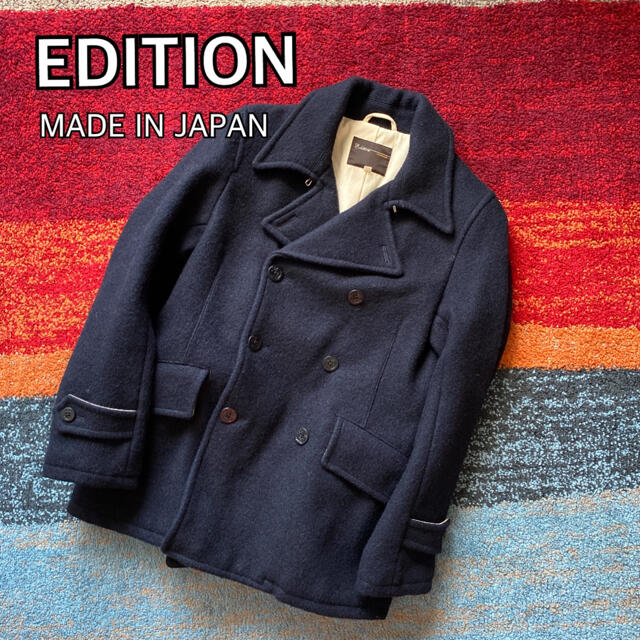 EDITION エディション Pコート ウール100 日本製 edition | フリマアプリ ラクマ