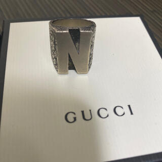 グッチ(Gucci)のgucci 新品　イニシャルリング　N(リング(指輪))