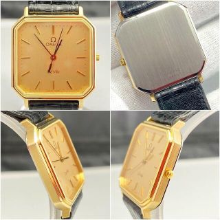 美品 オメガ OMEGA デビル 腕時計 アンティーク cal.1417 3針