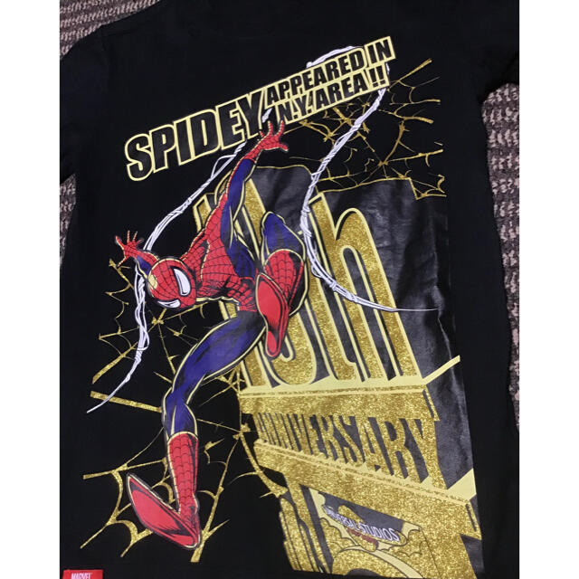 MARVEL(マーベル)のスパイダーマン　ユニバーサルスタジオ　Tシャツ　Sサイズ　良品 メンズのトップス(Tシャツ/カットソー(半袖/袖なし))の商品写真