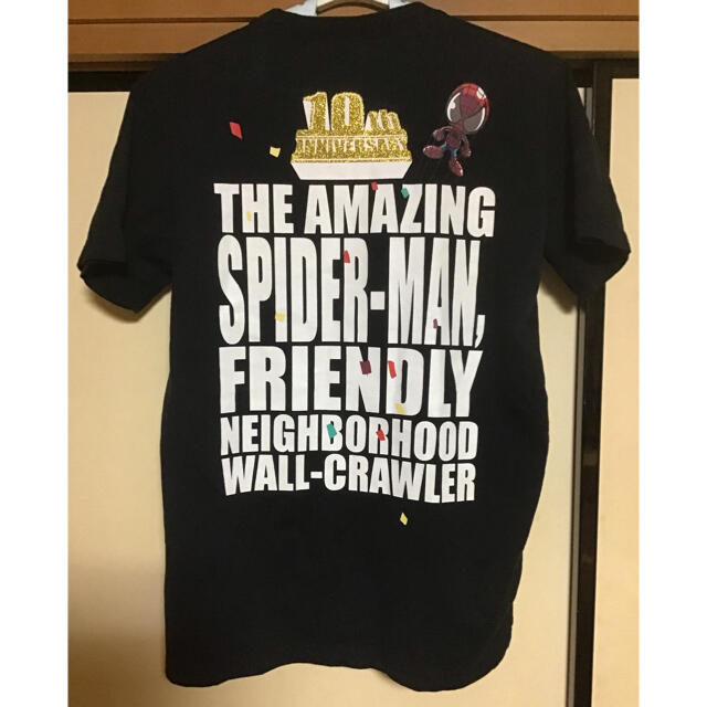 MARVEL(マーベル)のスパイダーマン　ユニバーサルスタジオ　Tシャツ　Sサイズ　良品 メンズのトップス(Tシャツ/カットソー(半袖/袖なし))の商品写真