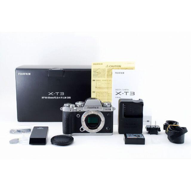 636展示品  メ保 FUJIFILM X-T3 ボディ 富士フイルム シルバー