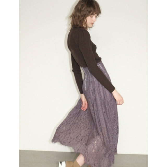 SNIDEL タックディテールレーススカート16500円サイズ