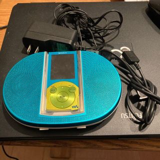 ウォークマン(WALKMAN)のSONY  ウォークマンスピーカー付 8GB ブルー NW-S644K/L(ポータブルプレーヤー)