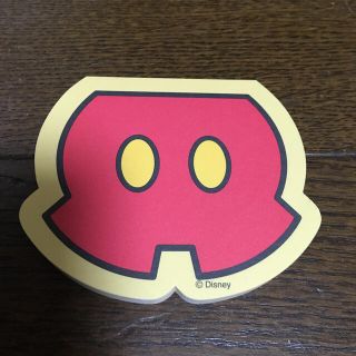 Disney ディズニー ミッキー ズボン型 ダイカットメモの通販 By みみぃ S Shop ディズニーならラクマ