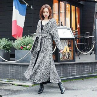 リエンダ(rienda)のrienda＊Asymmetry FlareノーカラーWOOL MIX  コート(ロングコート)