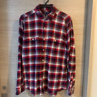 ギャップ(GAP)のGAP ギャップ　ネルシャツ　赤黒(シャツ)