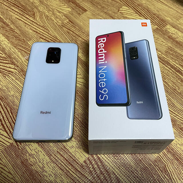 ANDROID(アンドロイド)のRedmi note 9s Glacier White 64GB スマホ/家電/カメラのスマートフォン/携帯電話(スマートフォン本体)の商品写真