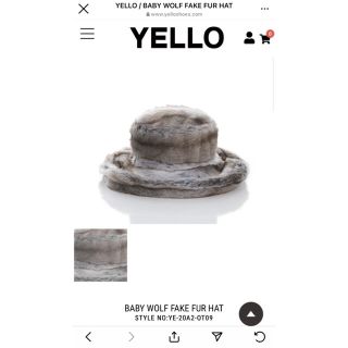 イエローブーツ(Yellow boots)のYELLO BABY WOLF FAKE FUR HAT(ハット)