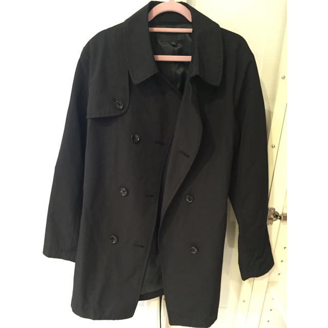 UNIQLO(ユニクロ)のトレンチコート 黒  レディースのジャケット/アウター(トレンチコート)の商品写真