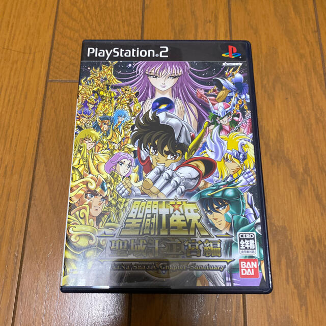 BANDAI(バンダイ)の聖闘士星矢 聖域十二宮編 PS2 エンタメ/ホビーのゲームソフト/ゲーム機本体(家庭用ゲームソフト)の商品写真