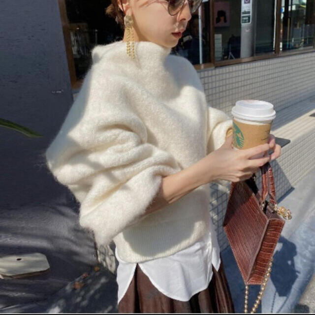 AmeriVINTAGEアメリヴィンテージMILD ROUND KNITホワイト レディース