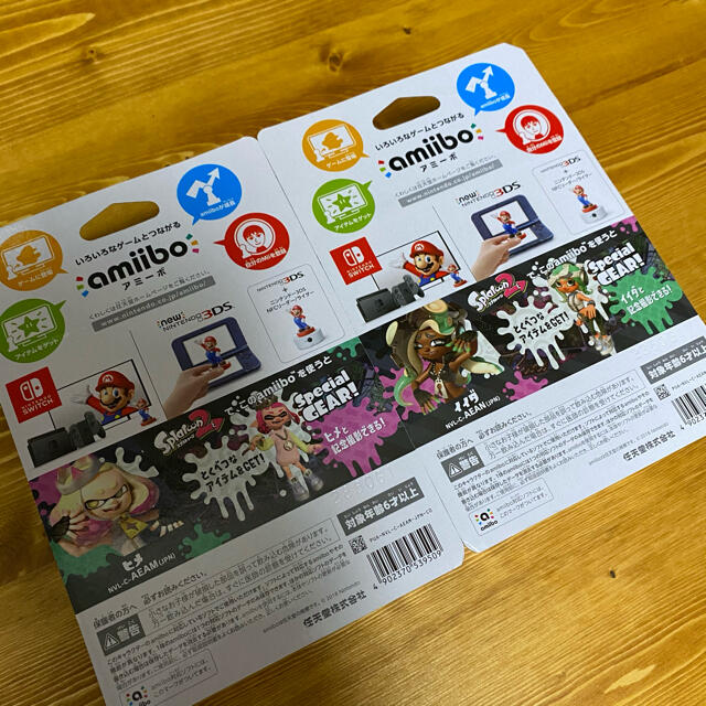 Nintendo Switch(ニンテンドースイッチ)のamiibo 2体セット[ヒメ/イイダ]  エンタメ/ホビーのフィギュア(ゲームキャラクター)の商品写真