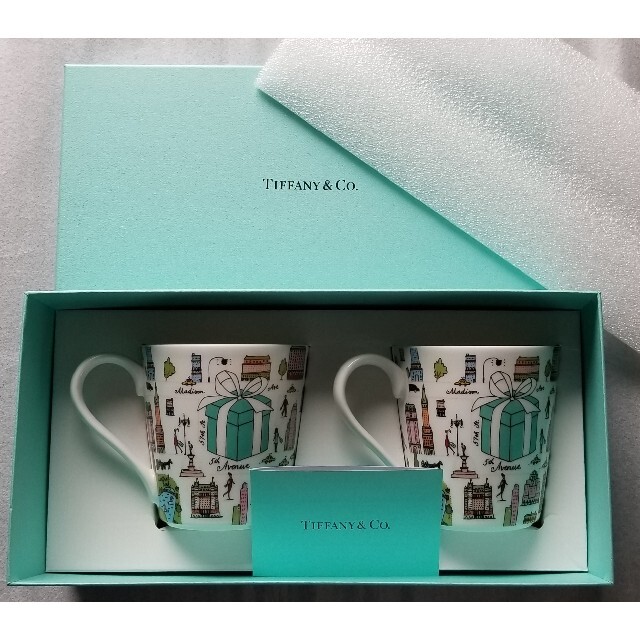 TIFFANY&Co.　5thアベニュー ペアマグカップ　ティファニー