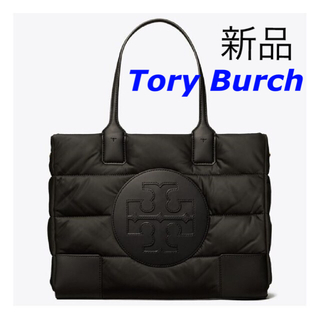 トリーバーチ(Tory Burch)の新品 トリーバーチ エラ パファー ミニ トートバッグ ブラック 黒 人気(トートバッグ)