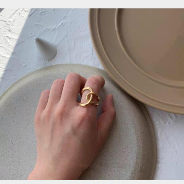 ゴールド リング 指輪 レディースのアクセサリー(リング(指輪))の商品写真