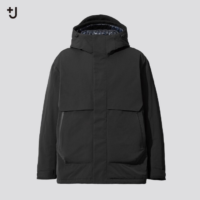 新品】UNIQLO +J ジルサンダー ハイブリッドダウンオーバーサイズパーカ-