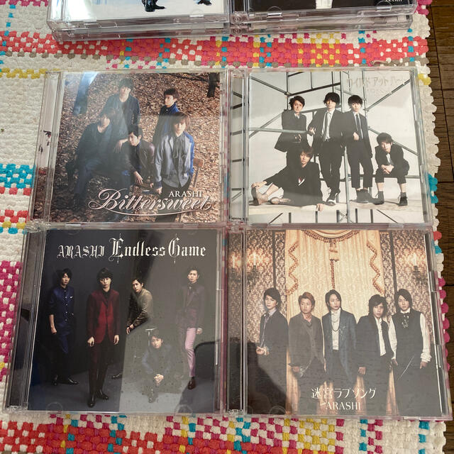 嵐(アラシ)の嵐　CD 初回限定版　8枚セット エンタメ/ホビーのDVD/ブルーレイ(アイドル)の商品写真