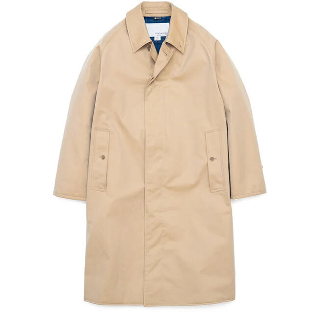 nanamica(ナナミカ)のnanamica GORE-TEX Balmacaan Coat Beige  メンズのジャケット/アウター(ステンカラーコート)の商品写真