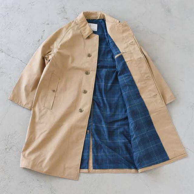 nanamica GORE-TEX Balmacaan Coat Beige