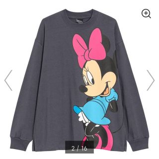 ジーユー(GU)の ロングスリーブT(長袖)Disney YG+E(Tシャツ/カットソー(七分/長袖))