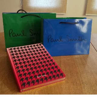 ポールスミス(Paul Smith)のポール・スミスのB5ノートとショッピング バッグ(ノート/メモ帳/ふせん)