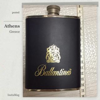 特価 ballantine'バランタイン スキットル ウイスキーボトル 携帯水筒(ウイスキー)