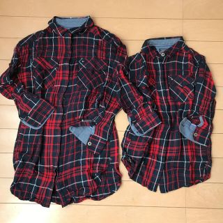 トミーヒルフィガー(TOMMY HILFIGER)の新品未使用☆トミーヒルフィガー　シャツワンピース(Tシャツ/カットソー)