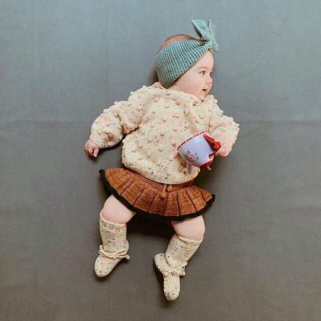 misha&puff booties ミーシャ&パフ キッズ/ベビー/マタニティのこども用ファッション小物(靴下/タイツ)の商品写真