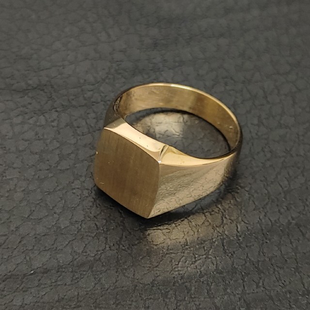 K18 リング 指輪 18金 金無垢 23号 メンズのアクセサリー(リング(指輪))の商品写真