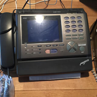 電話 mojico sf60 fax ジャンク品としてありますが、受信可能(電話台/ファックス台)