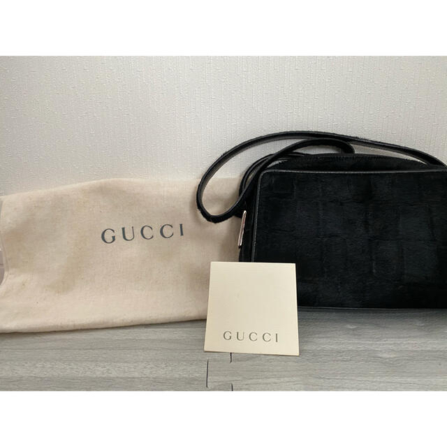 Gucci(グッチ)の専用✴︎GUCCI オールドグッチ ハラコ レザーショルダーバッグ  レディースのバッグ(ショルダーバッグ)の商品写真