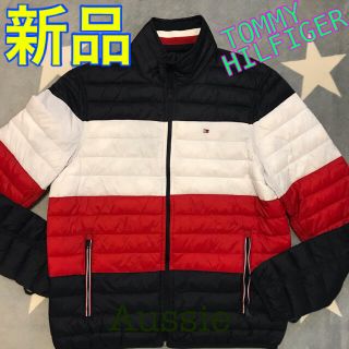 トミーヒルフィガー(TOMMY HILFIGER)の【新品】トミーヒルフィガー  中綿ジャケット　アウター　ライトダウン　撥水加工(ダウンジャケット)