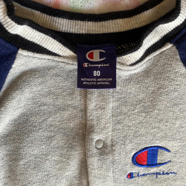 Champion(チャンピオン)のチャンピオン　８０センチ　ロンパース キッズ/ベビー/マタニティのベビー服(~85cm)(ロンパース)の商品写真