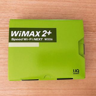 エヌイーシー(NEC)のUQ WiMAX2＋　WX06 SIMフリー(PC周辺機器)