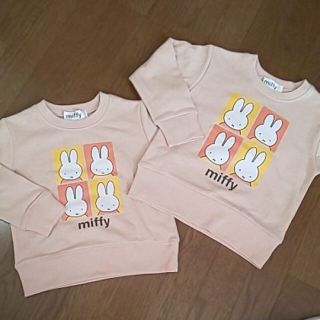 シマムラ(しまむら)の週末発送可能 miffy トップス 100  姉妹 ミッフィー(Tシャツ/カットソー)